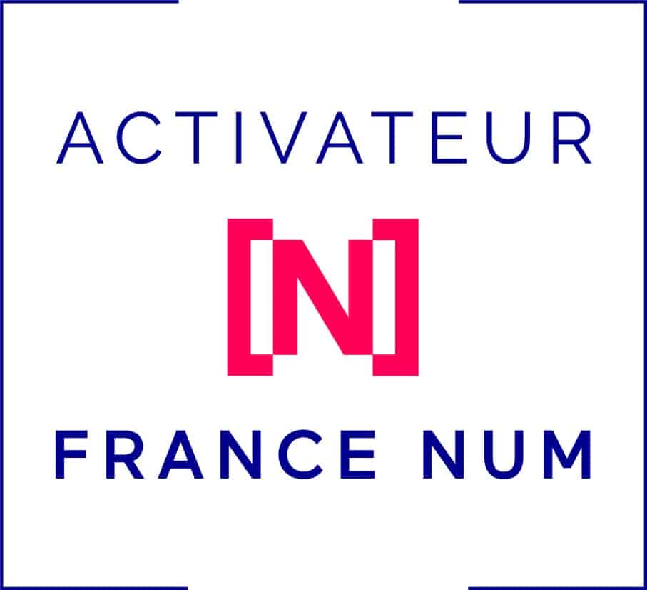Le logo représentant Vincent Martinat comme activateur France Num